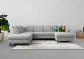 SIT&MORE, sit&more Wohnlandschaft, wahlweise mit Kopfteilverstellung, Bettfunktion und Stauraum