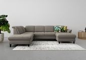 SIT&MORE, sit&more Wohnlandschaft, wahlweise mit Kopfteilverstellung, Bettfunktion und Stauraum