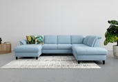 SIT&MORE, sit&more Wohnlandschaft, wahlweise mit Kopfteilverstellung, Bettfunktion und Stauraum
