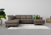 SIT&MORE, sit&more Wohnlandschaft, wahlweise mit Kopfteilverstellung, Bettfunktion und Stauraum