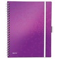 undefined, Leitz 46450062 Notizbuch Metallisch, Violett A4 80 Blätter