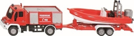 undefined, Unimog Feuerwehr mit Boot