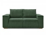 Bobochic, 3er Sofa BOBOCHIC CHELSEA Cord-Stoff grün