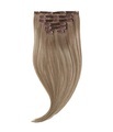 Rapunzel of Sweden, Rapunzel of Sweden Classic Clip-ins Straight / Medium Volume / 7 pieces Brown Ash Blonde Balayage B5.1/7.3 40 cm Haarverlängerung 100 g