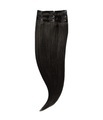 Rapunzel of Sweden, Rapunzel of Sweden Classic Clip-ins Straight / Light Volume / 3 pieces 1.2 Black Brown 40 cm Haarverlängerung 52.5 g
