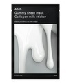 Abib, Abib Gummy Sheet Mask Collagen Milk Sticker Gesichtsmaske 1 Stk
