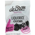De bron, De Bron Liquorice Coins sugar free, 100g