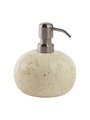 AQUANOVA, AQUANOVA - Seifenspender LUXOR - beige - Stein - 12cm/12cm