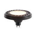 LUEDD, GU10 dimmbare LED AR111 schwarz 9W 900 lm 2700K
