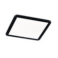 TRIO LEUCHTEN, Deckenleuchte quadratisch schwarz 40 cm inkl. LED 3-stufig dimmbar IP44 - Lope