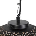 QAZQA, Orientalische Hängelampe schwarz mit Gold 45 cm - Radiante