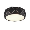 Trio Lighting, Deckenlampe Zandor mit schwarzem Schirm