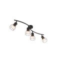 QAZQA, Moderne Deckenleuchte schwarz 86 cm 4-Licht - Botu