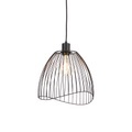 QAZQA, Design Hängelampe schwarz 29 cm - Pua