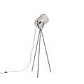 QAZQA, Industrielle Stehlampe Stativ Stahl schwarz - Bliss Vefa