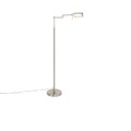 QAZQA, Design Stehleuchte Stahl inkl. LED mit Touch Dimmer - Notia