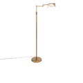 QAZQA, Design Stehleuchte Bronze inkl. LED mit Touch Dimmer - Notia