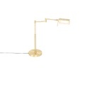 QAZQA, Design Tischleuchte Gold inkl. LED mit Touch Dimmer - Notia