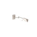 QAZQA, Moderne Wandleuchte Stahl inkl. LED mit Touch Dimmer - Notia