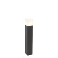 QAZQA, Stehende Außenlampe schwarz mit opalweißem Schirm 50 cm - Dänemark