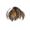 QAZQA, Vintage Deckenleuchte Gold 34 cm - Botanica