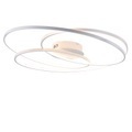 TRIO LEUCHTEN, LED-Deckenlampe Gale, 80 cm, weiß matt