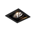 QAZQA, Moderner Einbau Spot schwarz 18 cm verstellbar - Artemis 111