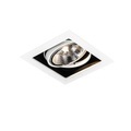 QAZQA, Moderne Einbauleuchte weiß 18 cm verstellbar - Artemis 111