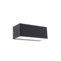 QAZQA, Moderne Wandleuchte schwarz IP65 - Houks