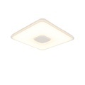 QAZQA, Quadratische Deckenleuchte inkl. LED-Dimmung zur Warmfernbedienung - Seoul