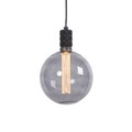 QAZQA, Design Hängelampe Rauchglas inkl. G200 - Cavalux