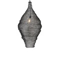 QAZQA, Orientalische Hängelampe schwarz 60 cm - Nidum L.