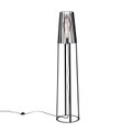 QAZQA, Moderne Stehlampe schwarz - Wieza