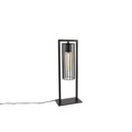 QAZQA, Moderne Tischlampe schwarz - Balenco Wazo