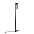 QAZQA, Moderne Stehlampe schwarz - Balenco Wazo