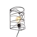 QAZQA, Design Wandleuchte schwarz - Spira