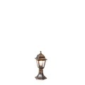 QAZQA, Klassische Außenstange Gold 44 cm IP44 - Hauptstadt