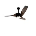 QAZQA, Moderner Deckenventilator schwarz mit Fernbedienung inkl. LED - Sirocco 50