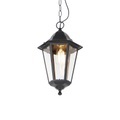 QAZQA, Klassische Outdoor-Hängelampe schwarz IP44 - Havana Up