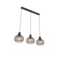 QAZQA, Moderne Hängelampe braun 3-Licht - Frances