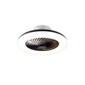 QAZQA, Deckenventilator schwarz inkl. LED mit Fernbedienung - Clima