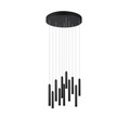 TRIO LEUCHTEN, Hängelampe schwarz inkl. LED 3-stufig dimmbar 11-Licht - Tuben