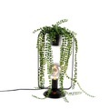 QAZQA, Moderne Tischlampe schwarz - Roslina