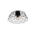 TRIO LEUCHTEN, Moderne Deckenleuchte schwarz 45 cm 3-Licht - Jaap