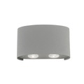 Paul Neuhaus, Moderne Wandleuchte grau inkl. LED IP54 - Wendy