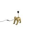 QAZQA, Vintage Tischlampe Messing - Gorilla
