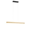 MTK Leuchten, Moderne Hängelampe Holz inkl. LED 3-stufig dimmbar - Holz