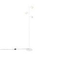 QAZQA, Moderne vloerlamp wit 3-lichts - Jeana