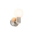 QAZQA, Moderne wandlamp staal IP44 - Cederic Up