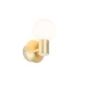 QAZQA, Moderne wandlamp messing IP44 - Cederic Up